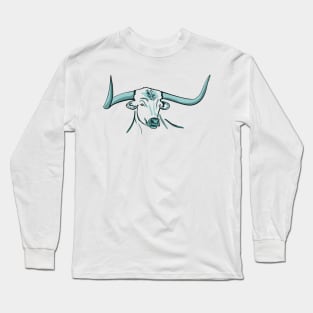 Bull with a long horns Long Sleeve T-Shirt